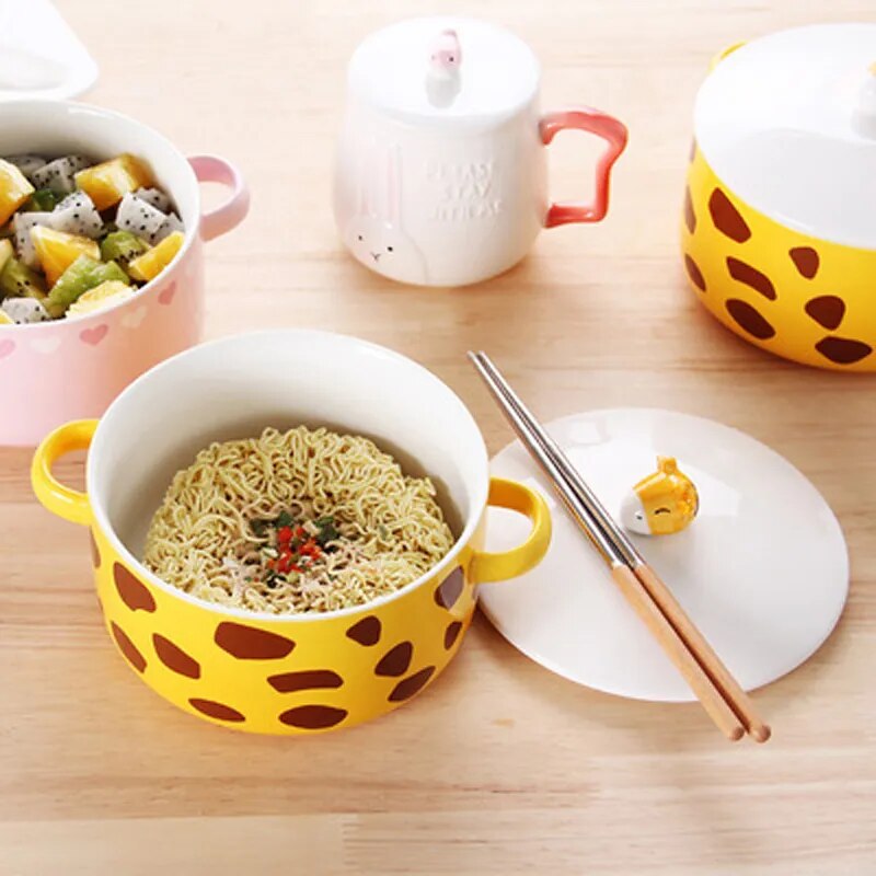 Ceramic Anime Ramen Bowl