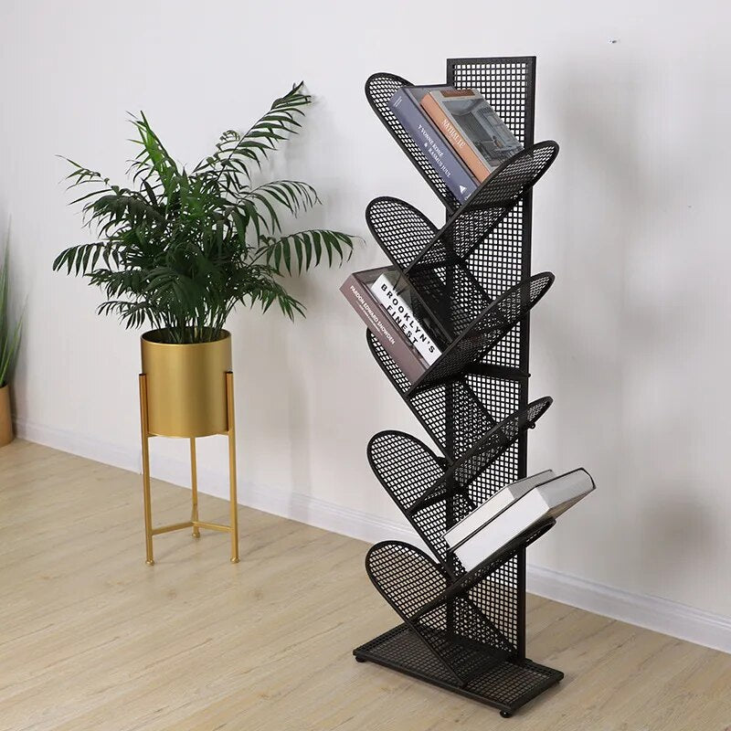 Iron Grid Memphis Arch Bookshelf