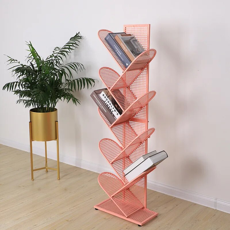 Iron Grid Memphis Arch Bookshelf