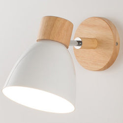 Minimalist Linear Wooden Wall Lamp