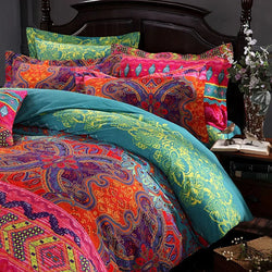 Bohemian Bliss: 3D Mandala Bedding Set for Winter Elegance