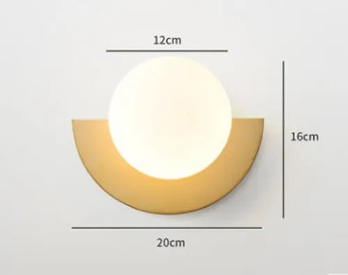 Minimalist Pastel Glass Ball Lamp