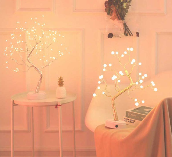 Golden Leaf Tree Lamp