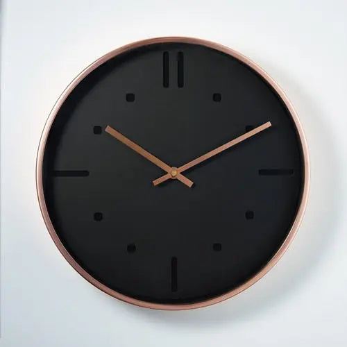 Midnight Rose Gold Wall Clock