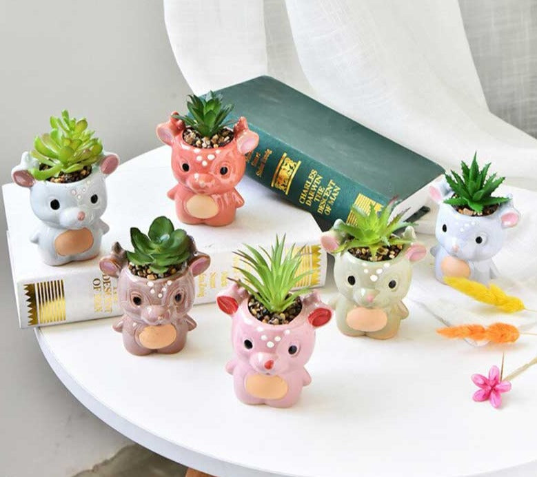 Mini Deer Planter Pot for Air Plants