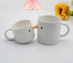 Minimalist Cute Ceramic Duck Mug