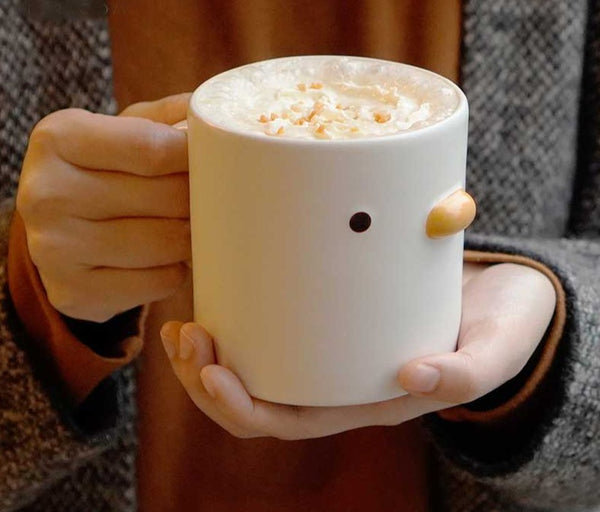 Minimalist Cute Ceramic Duck Mug