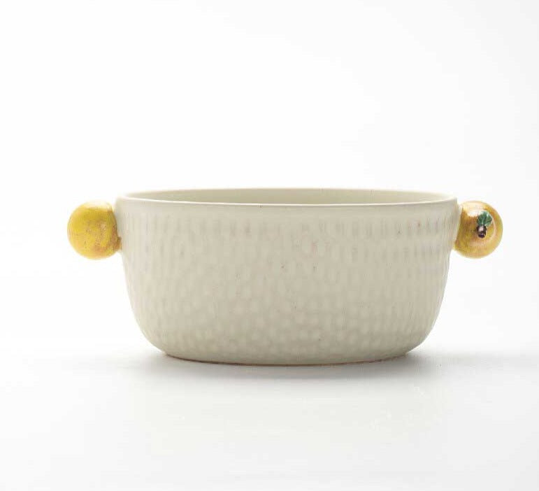 Minimalist Japanese Ceramic Salad Bowl