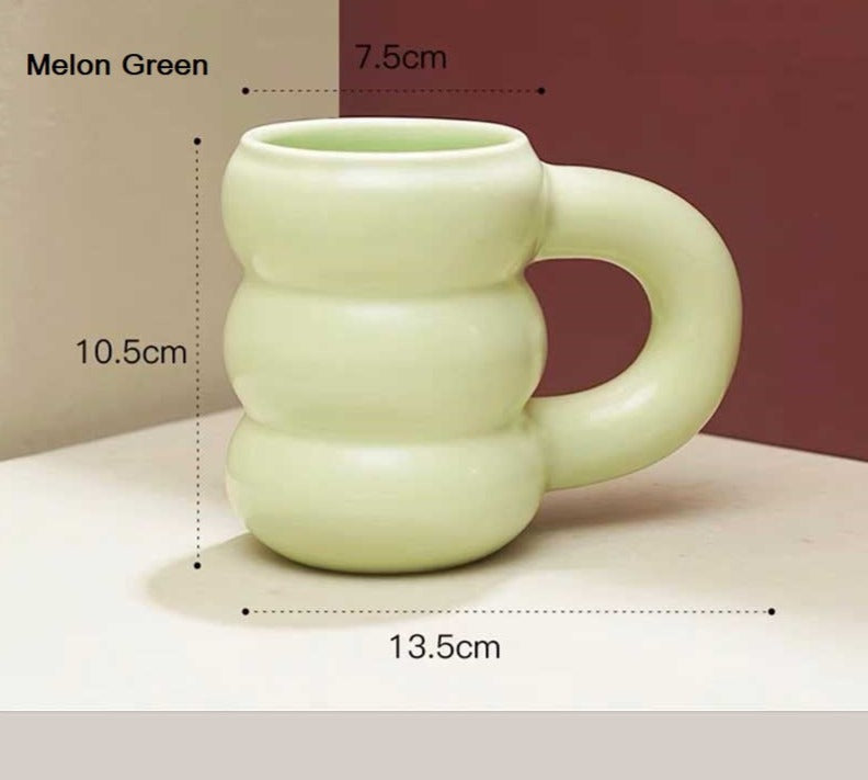 Nordic Ceramic Chubby Bubble Mug