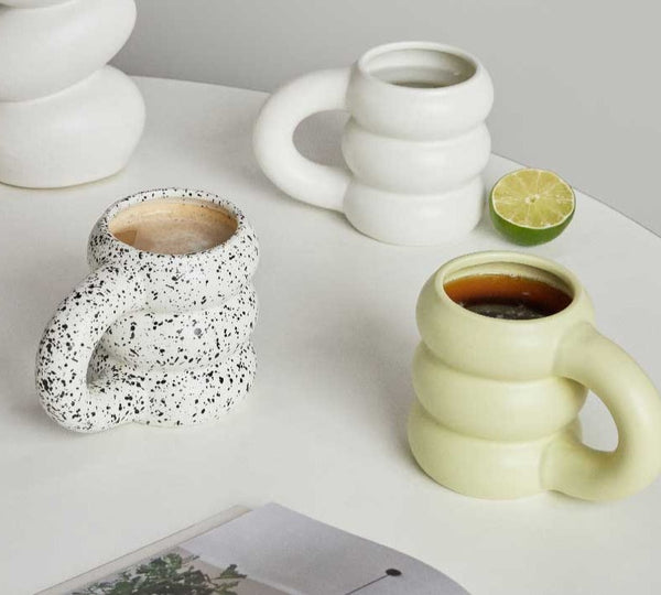 Nordic Ceramic Chubby Bubble Mug