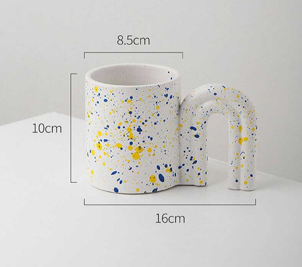 Nordic Ceramic Splatter Mugs