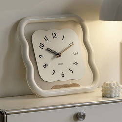 Silent Wall Art Clock – Modern Decorative Battery-Powered Clock for Living Room, 12-Inch Design