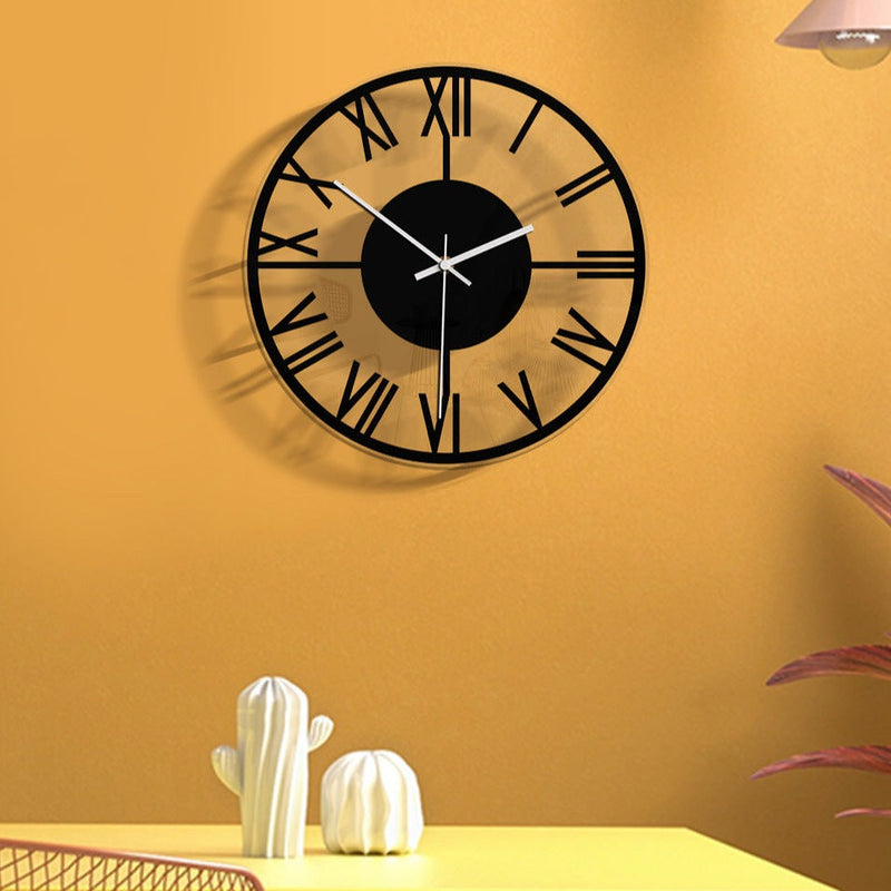 Roman Numerals Noiseless Wall Clock for Home