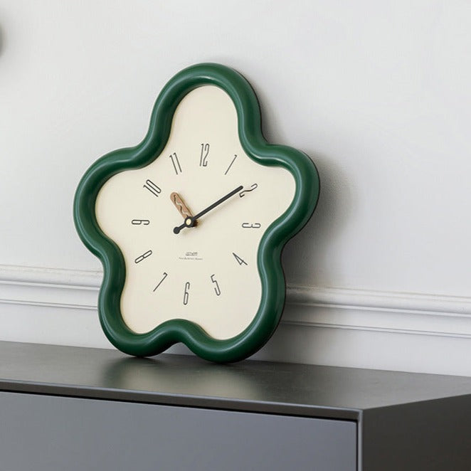 3D Floral Pendulum Clock – Silent Movement, Eco-Friendly, Perfect for Bedroom Decor