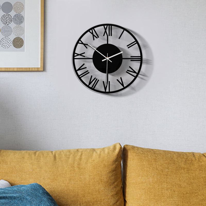 Roman Numerals Noiseless Wall Clock for Home