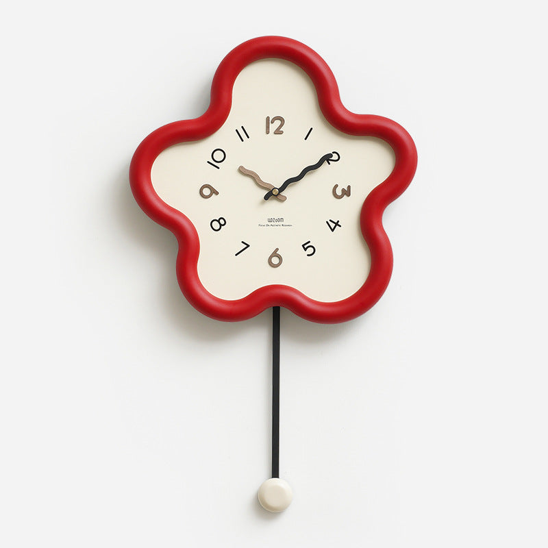 Eco-Friendly Silent Pendulum Wall Clock – Large Decorative Clock for Living Room, Bedroom, Office