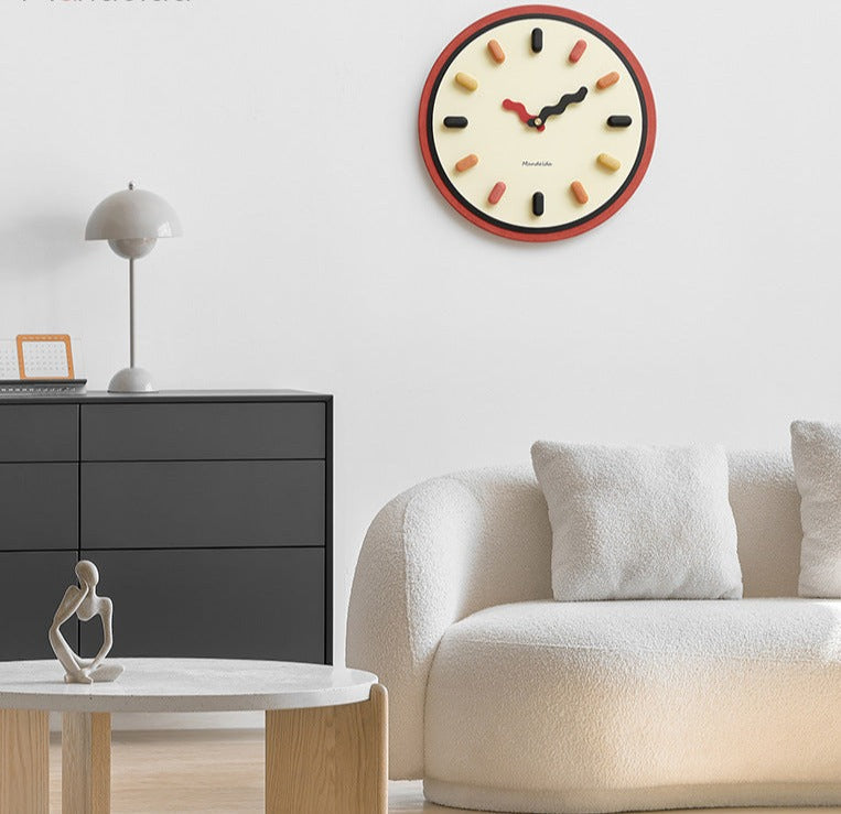 3D Nordic Silent Wall Clock – Eco-Friendly Contemporary Design for Living Rooms