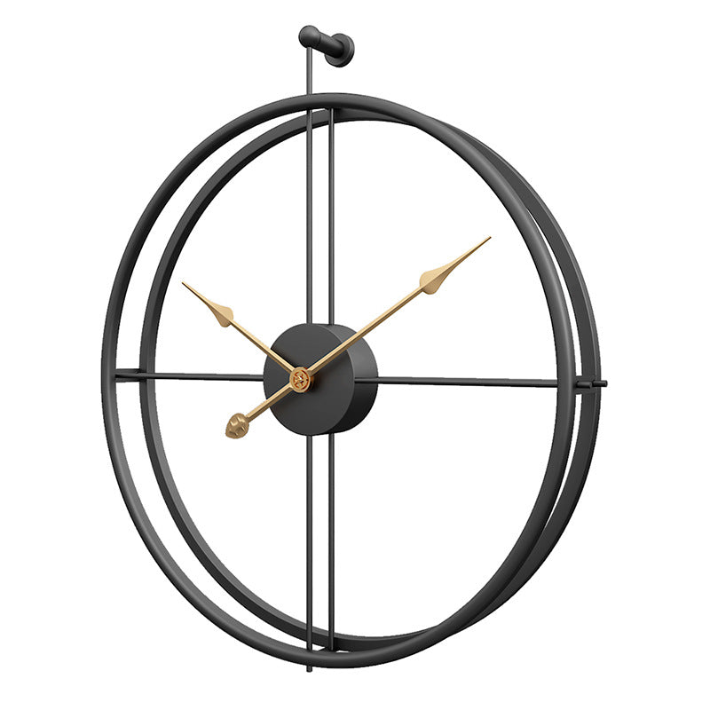 Nordic Minimalist Large Silent Wall Clock 20 Inches