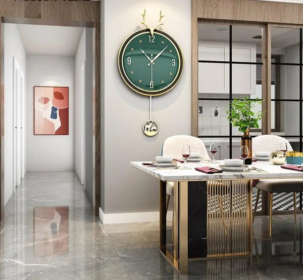 Quincy Pendulum Wall Clock