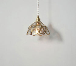 Retro Champagne Bronze Geometric Western Light Fixtures