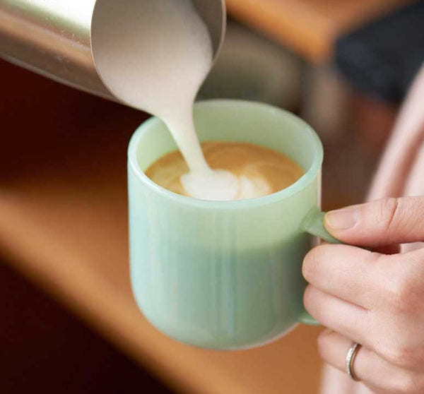 Retro Fresh Borosilicate Glass Jade Mug