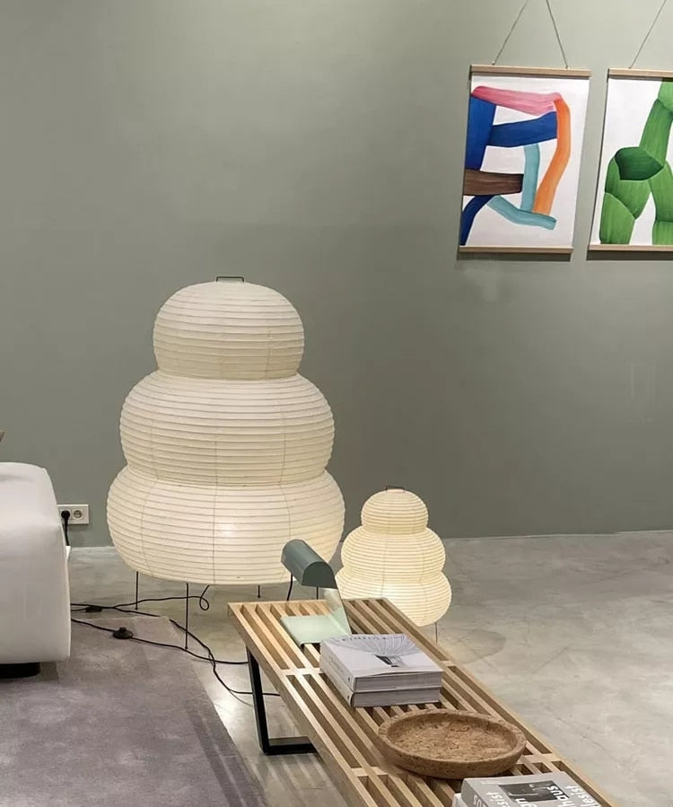 Japanese Paper Lantern Floor Lamp