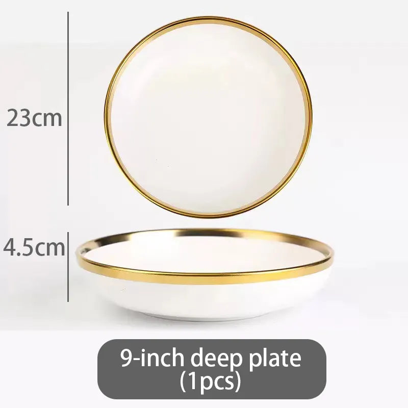 Elegant Ceramic Plates Set