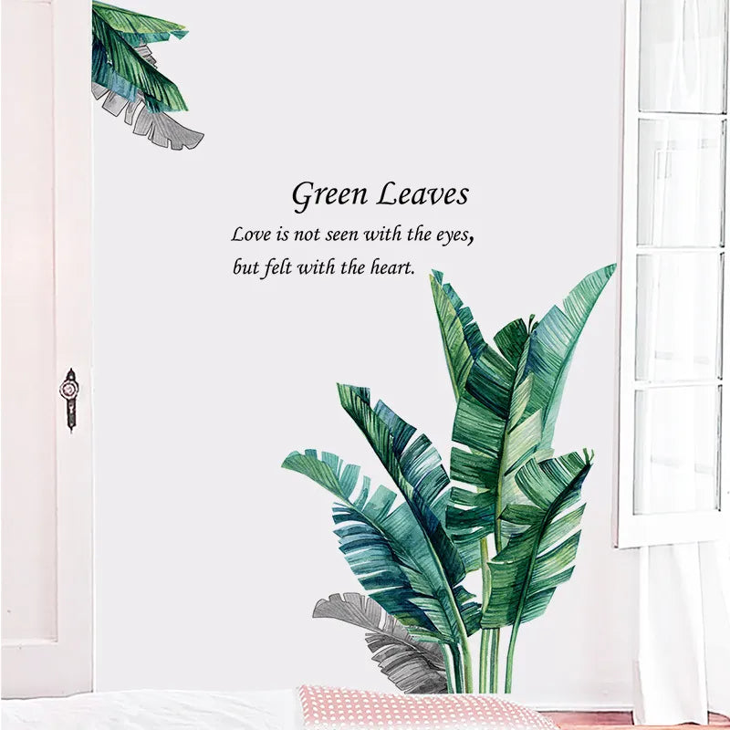 Tropical Wall Decals: Vibrant Removable Mural Decor