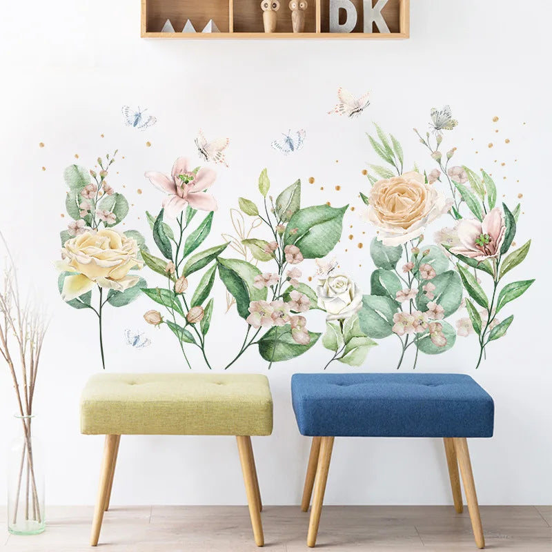 Tropical Wall Decals: Vibrant Removable Mural Decor