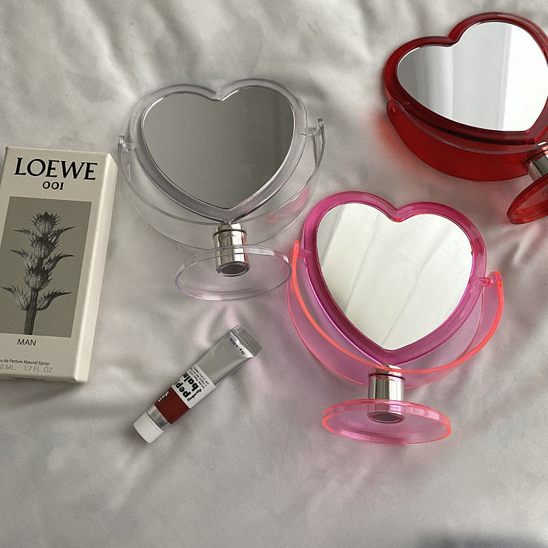 Mini Heart Compact Mirror