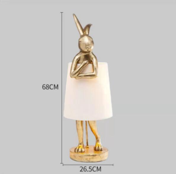 Creative Resin Rabbit Table Lamp