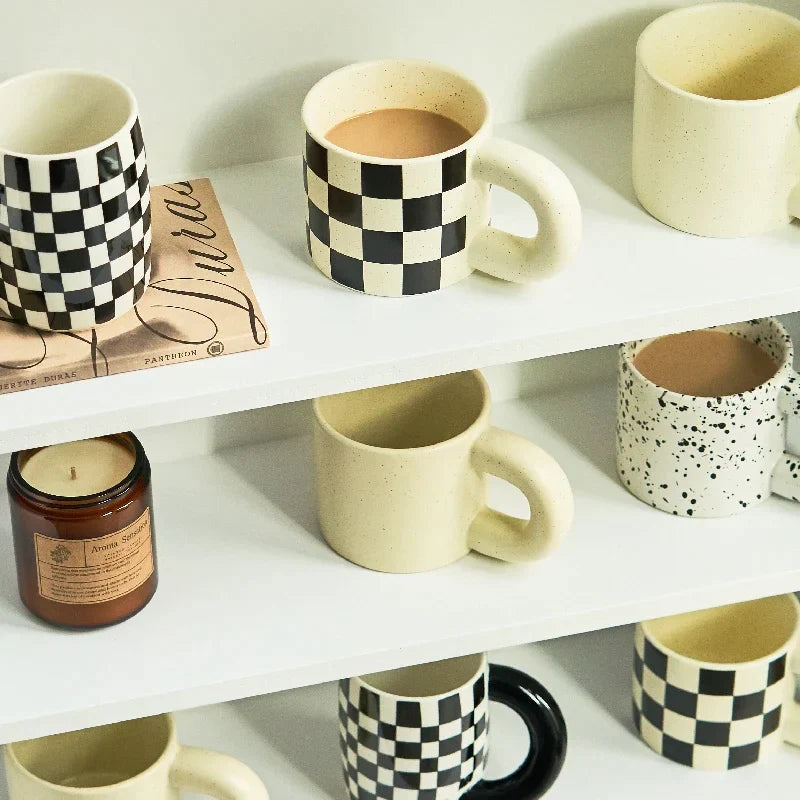 Korean Style Ceramic Aesthetic Mugs Nordic