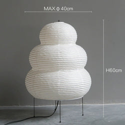 Japanese Paper Lantern Floor Lamp