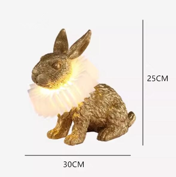 Creative Resin Rabbit Table Lamp