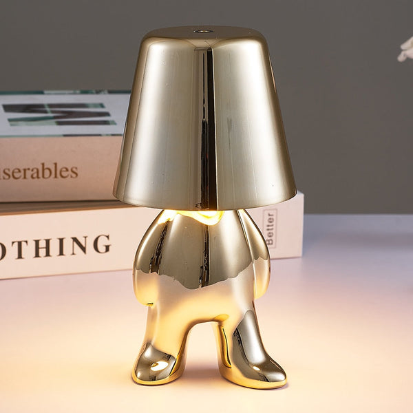 Little Man Chrome Table Lamp