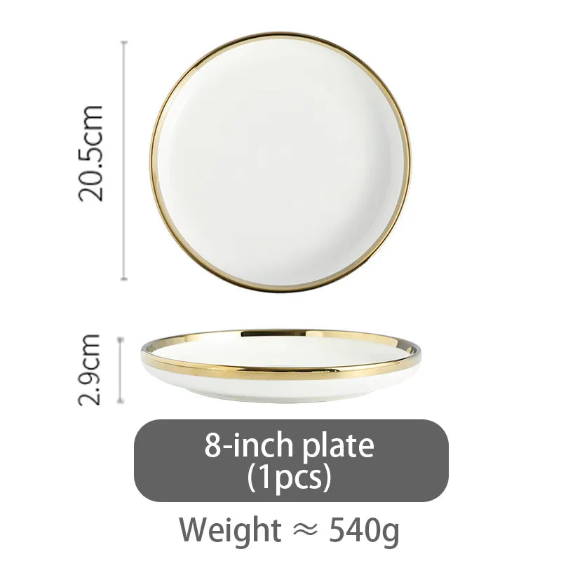 Elegant Ceramic Plates Set