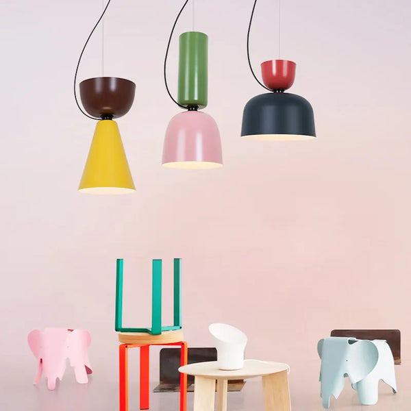 Nordic Colourful Macaron Pendant Light