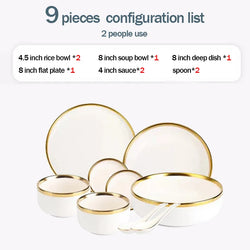 Elegant Ceramic Plates Set