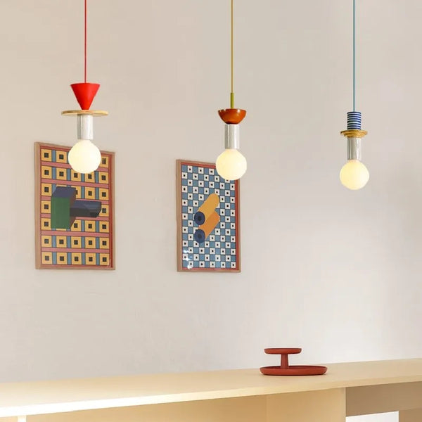 Modern Colorful Edison Bulb Pendant Light