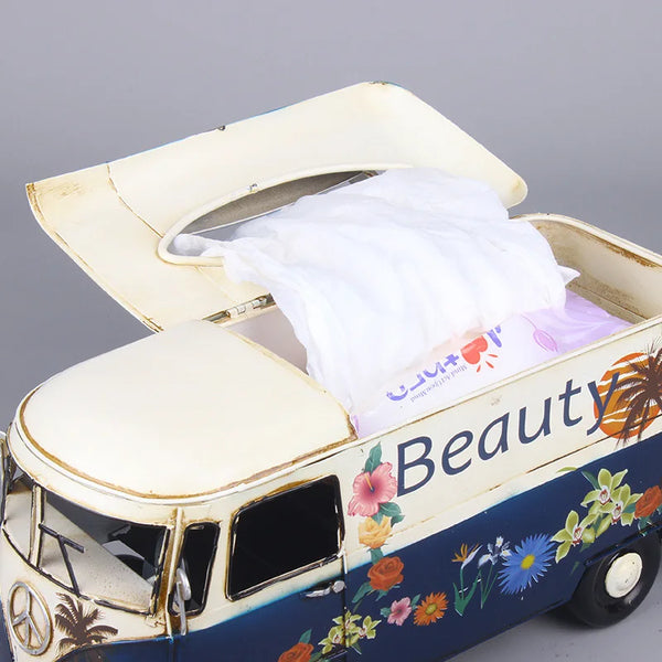 Retro Bus Tissue Boxes: Vintage Charm in Decor