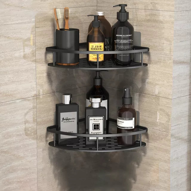 No-Drill Bathroom Corner Shelf: Stylish and Practical Shower Storage Solution