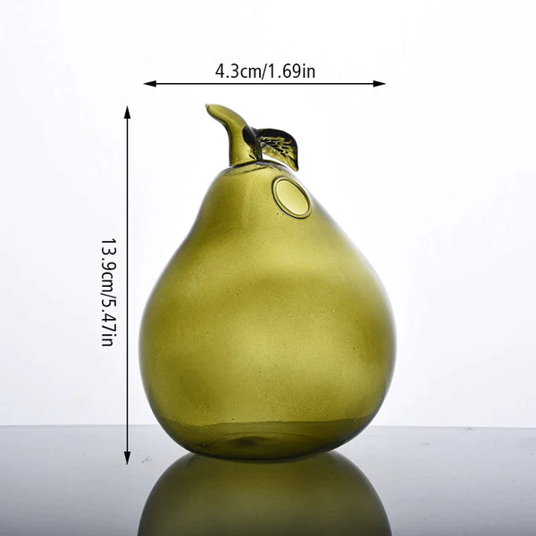 Minimalist Fruit Shaped Glass Vase