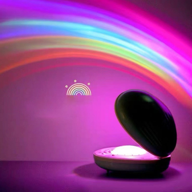 Rainbow Shell Table Lamp