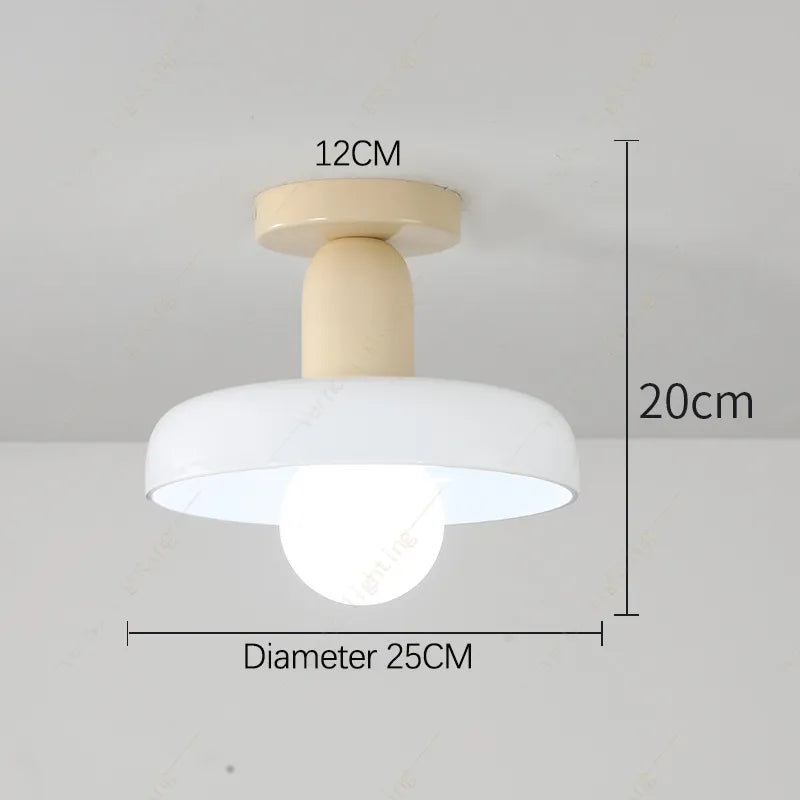 Minimalist Pastel Milk Glass Penadant Light