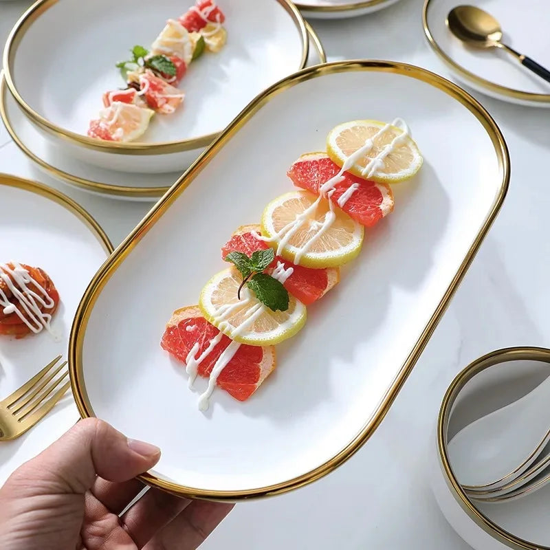 Elegant Ceramic Plates Set