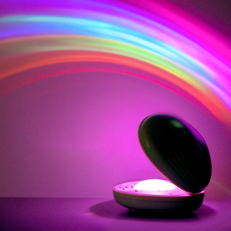 Rainbow Shell Table Lamp