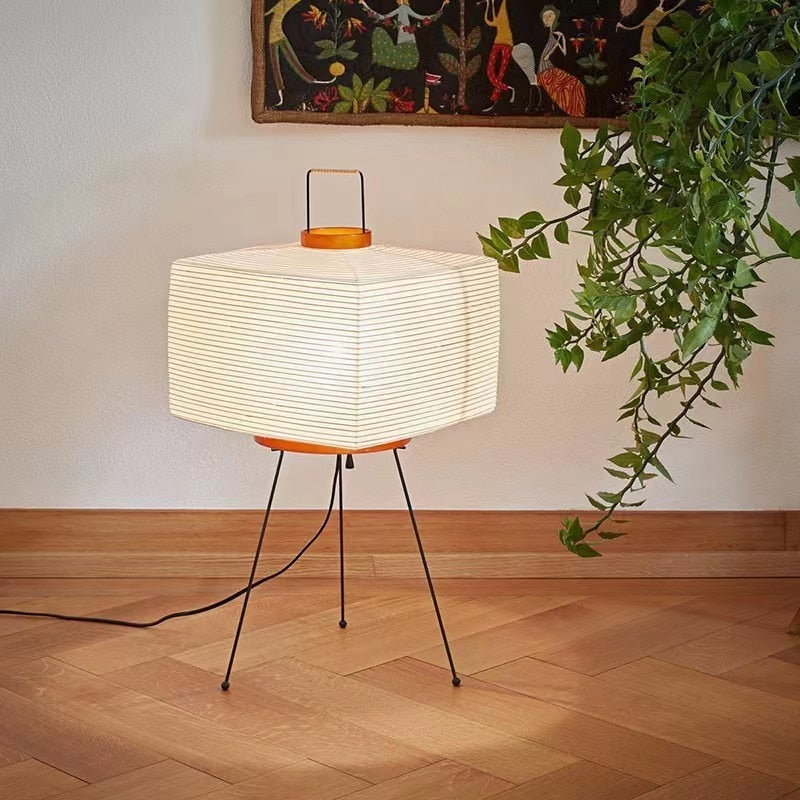 Japanese Square Paper Floor Lamp