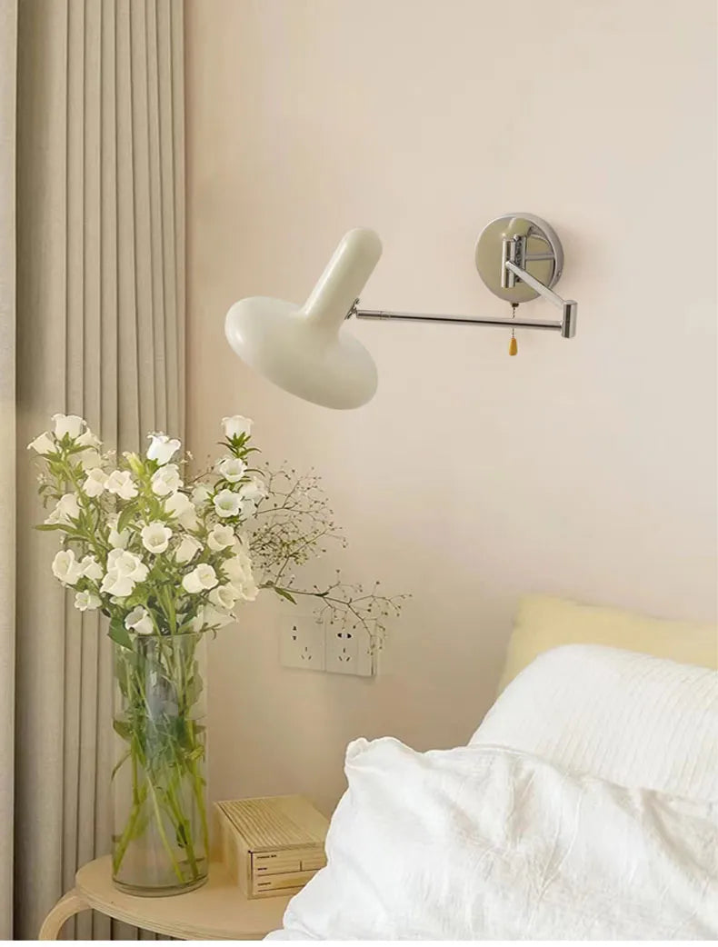 Bedside Wall Lamp Cream style Nordic