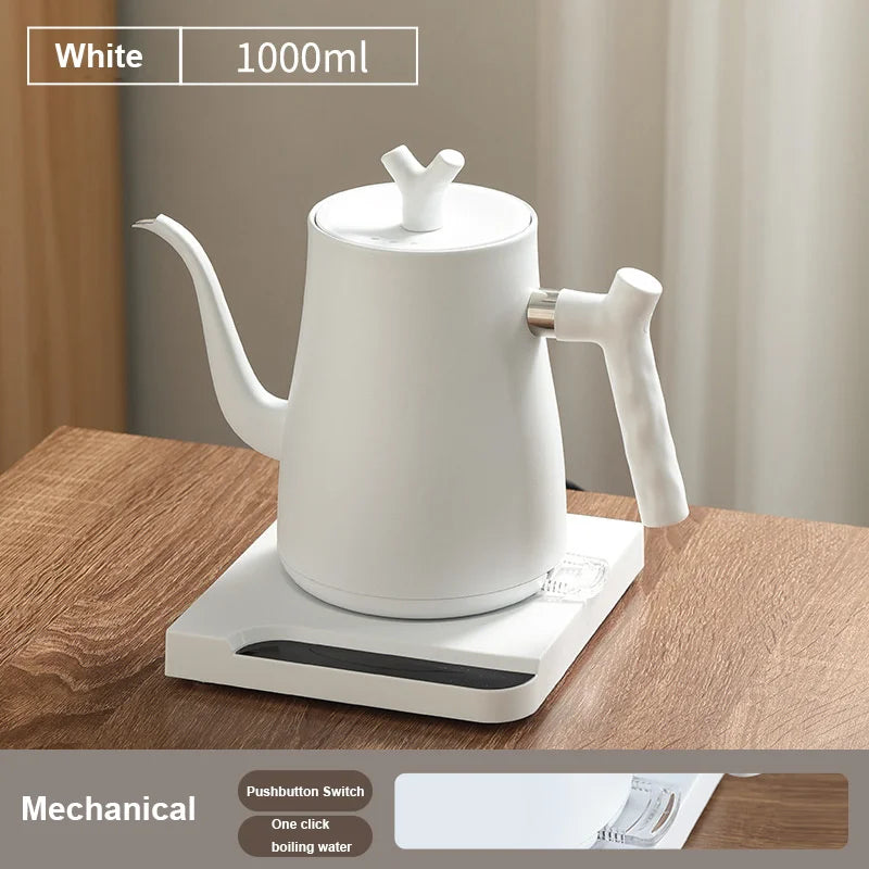 Minimalist Gooseneck Electric Kettle 1L