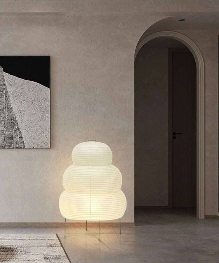 Japanese Paper Lantern Floor Lamp